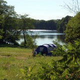 kleine camping met uitzicht